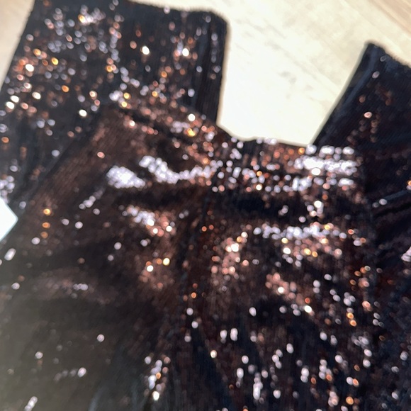 Express High Waisted Sequin Wide Leg Pants NWT - Picture 11 of 14